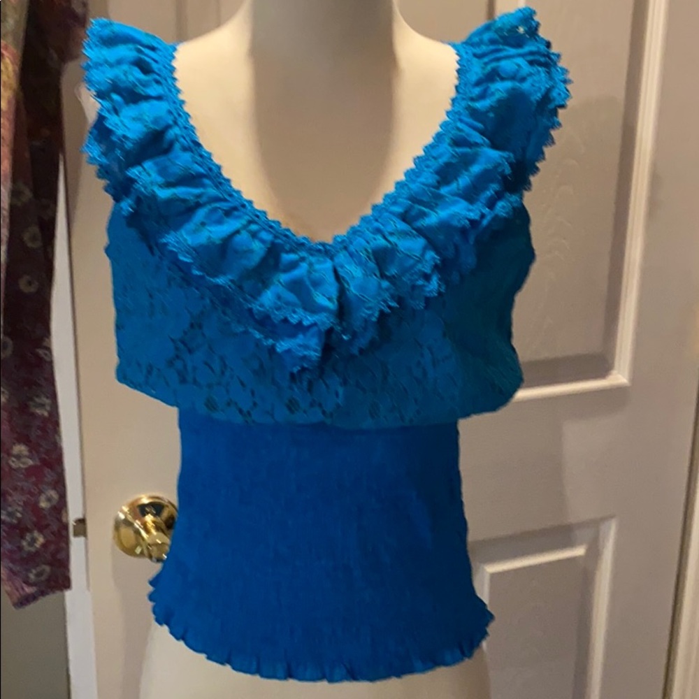 Lace Ruffle top